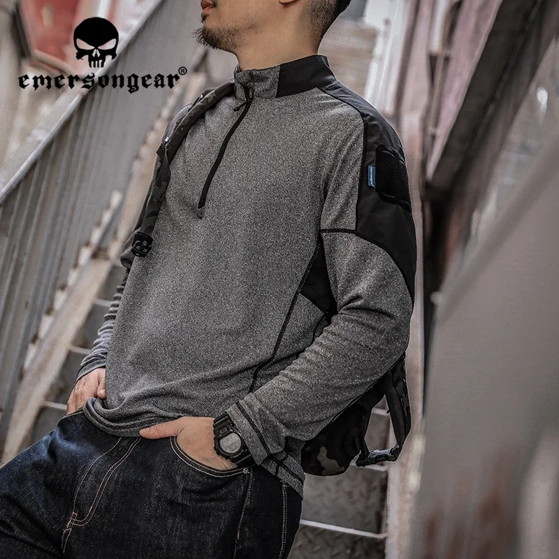 Emersongear BlueLabel cazador táctico Polo de manga larga camisetas diarias camiseta Fitness viajero deporte de senderismo caza al aire libre - imagen 5