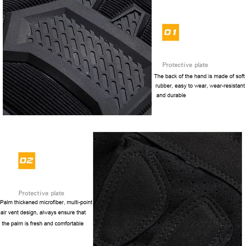 Guantes de moto al aire libre, guante de ciclismo, deporte, escalada, Paintball, tiro, caza, equitación, esquí, mitones de dedo completo - imagen 4