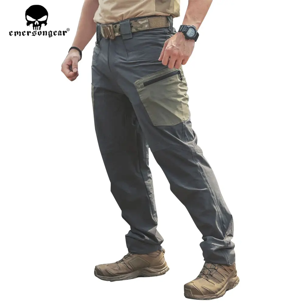 EMERSONGEAR pantalones tácticos pantalones estirados de secado rápido deportes al aire libre senderismo escalada Camping pantalones impermeables pantalones cortadores