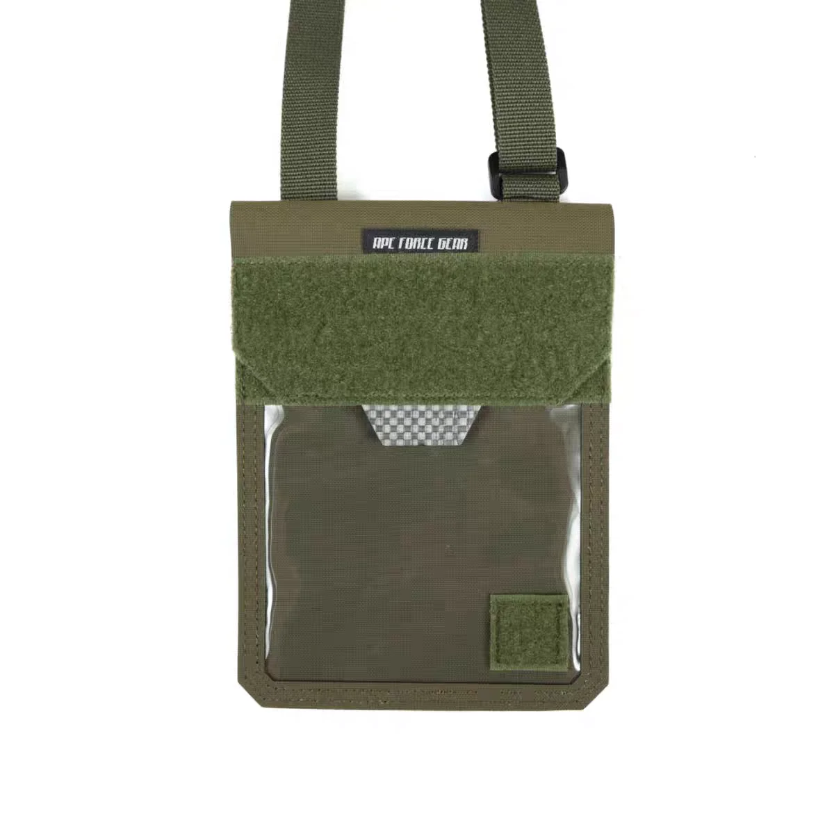 Bolsa de identificación de estilo táctico, bolsa de almacenamiento de tarjetas de trabajo con etiqueta, bolsa con función de cuello - imagen 5