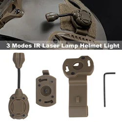 Lámpara láser IR táctica varios modos – Interruptor casco caza tiro