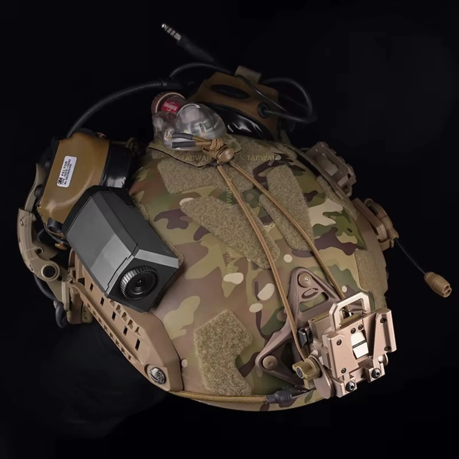 Accesorio decorativo gancho y bucle para casco táctico Airsoft - imagen 3
