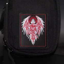 Parche de Ángel, insignia bordada de moral táctica, gancho y bucle, mochila militar, ropa, accesorios decorativos, pegatina, brazalete