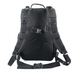 Mochila táctica MOLLE con gancho y bucle para senderismo, acampada