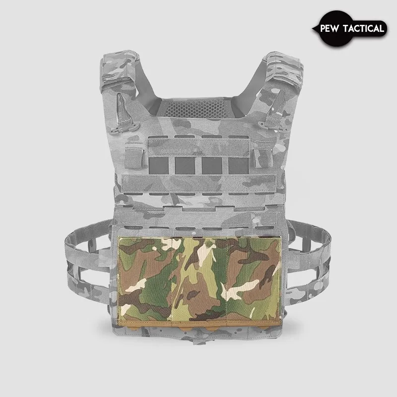 PEW TACTICAL MOLLE Triple bolsa para revistas Panel de ataque 5,56JPC SPC AVS chaleco táctico colgante en el pecho accesorios al aire libre PH44