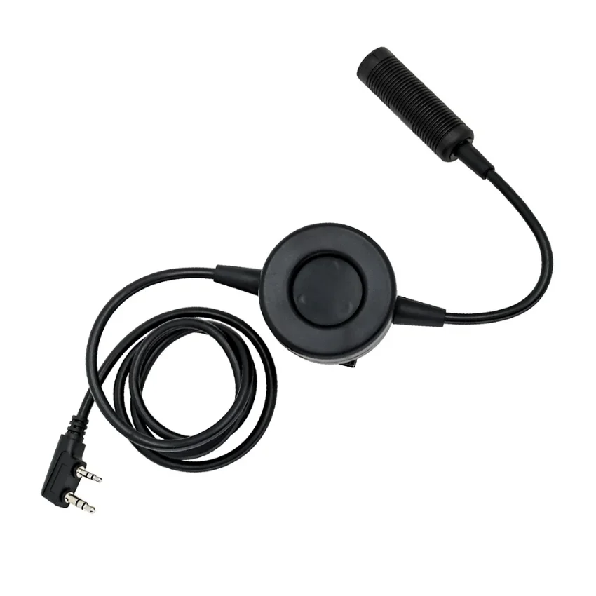 TCI PTT-auriculares militares con enchufe Ken de 2 pines, accesorio de walkie-talkie para auriculares tácticos con cancelación de ruido - imagen 4