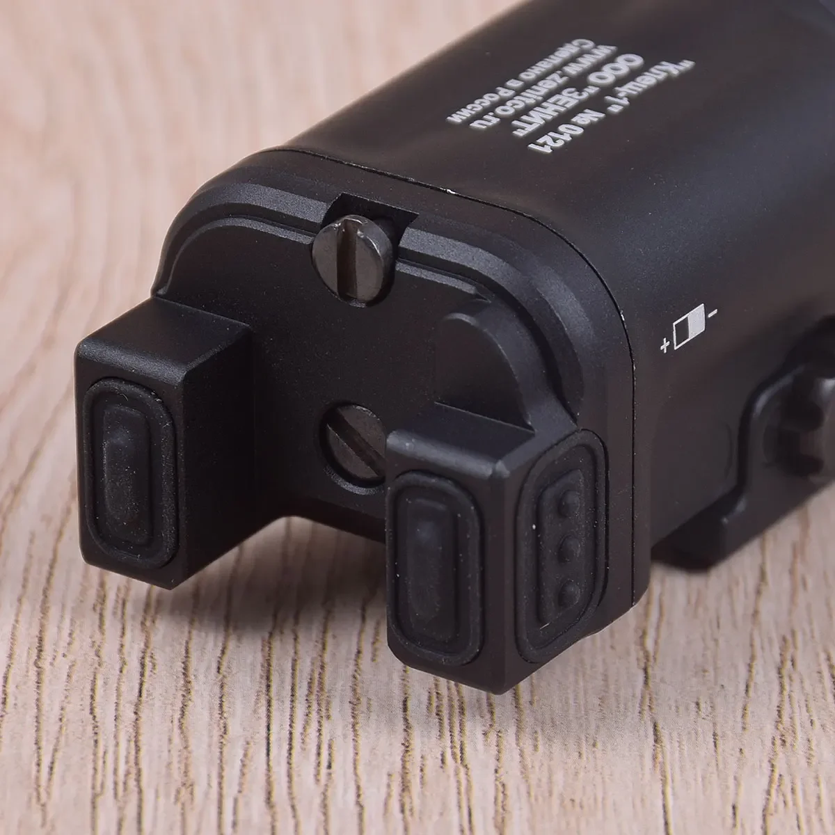 Zenitco-linterna de Metal Klesch-1S GEN 2,0, pistola Airsoft, armas tácticas, luz LED de explorador, estroboscópico, AR15, AK47, X300, X300V, Glock17 - imagen 4