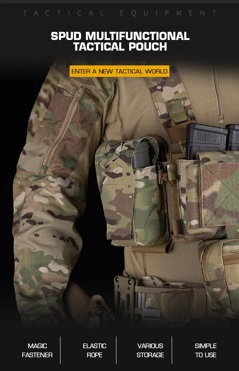 Bolsa táctica SPUD con sistema MOLLE