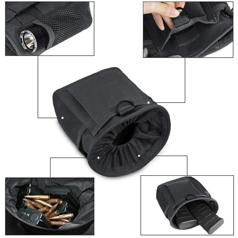 MOLLE-bolsa de basura táctica para Rifle de caza, accesorio militar para montañismo - imagen 4