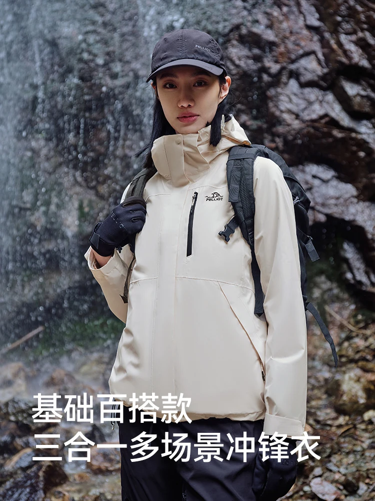 Plott-Chaqueta de senderismo para hombre y mujer, cortavientos impermeable, cálida, a prueba de viento, para acampada, turismo, montaña, Invierno - imagen 5