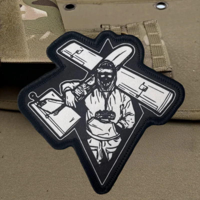 Parche impreso para entusiastas de la aviación, insignia de moral con gancho y bucle táctico, pegatina decorativa para mochila, parches para brazalete para ropa - imagen 4