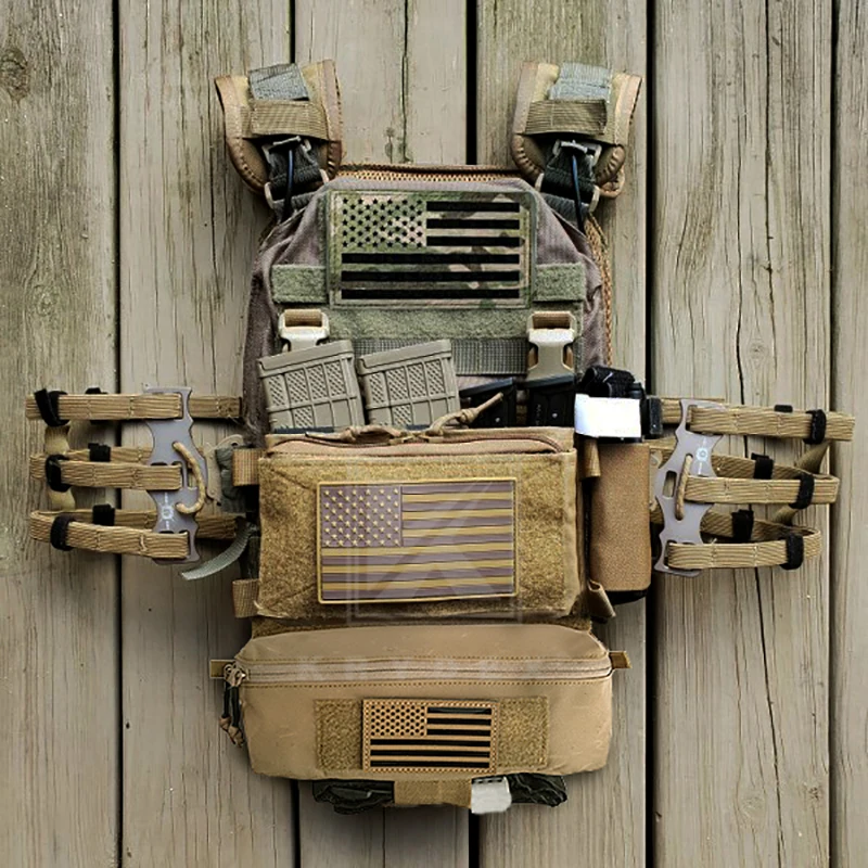 KRYDEX-Mini bolsa táctica colgante para JPC CPC LBT D3CR MK3 MK4, portador de placa, aparejo de pecho, herramienta de almacenamiento, riñonera Airsoft - imagen 4