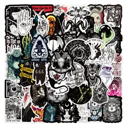 Pegatinas góticas vinilo Lucifer demonio oscuro decorativas
