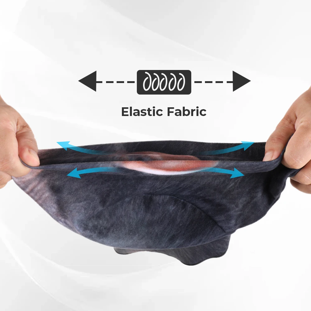 Mascarilla de cara completa con diseño de Animal en 3D, Orangutan, chimpancé, pasamontañas para ciclismo, bufanda para senderismo y esquí - imagen 5