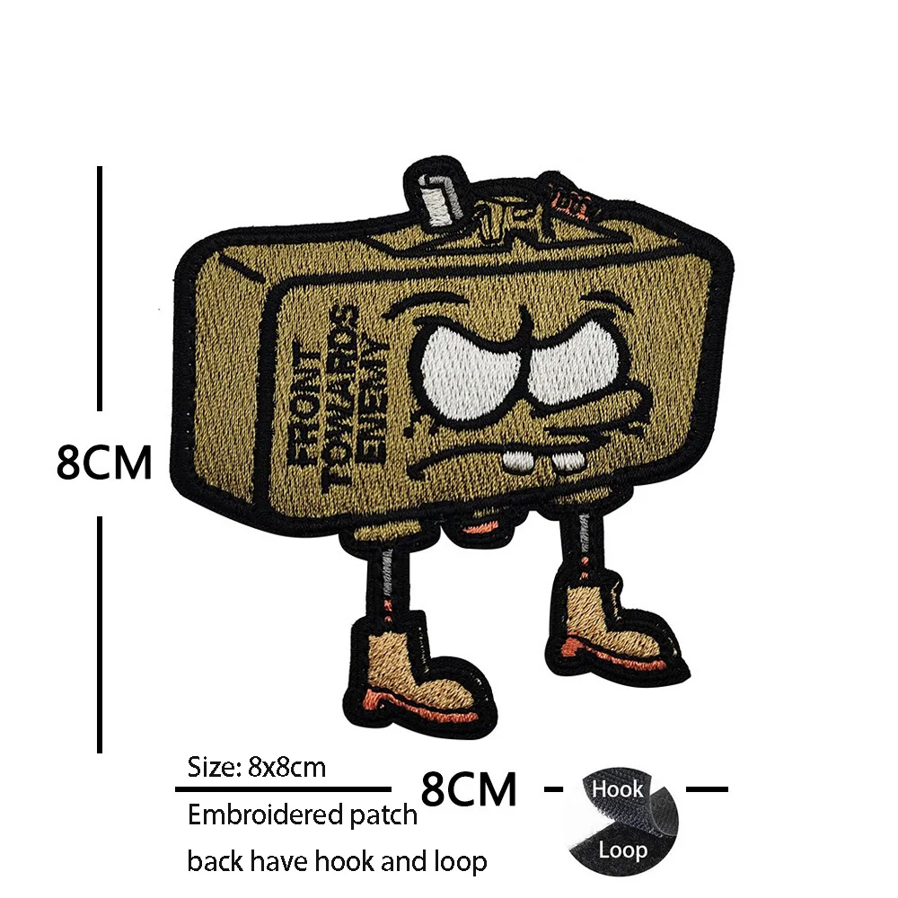 Insignia mágica táctica bordada, dios de la guerra ruso, frente hacia el brazalete Enemy, paquete de accesorios, parche de mochila, nuevo - imagen 5