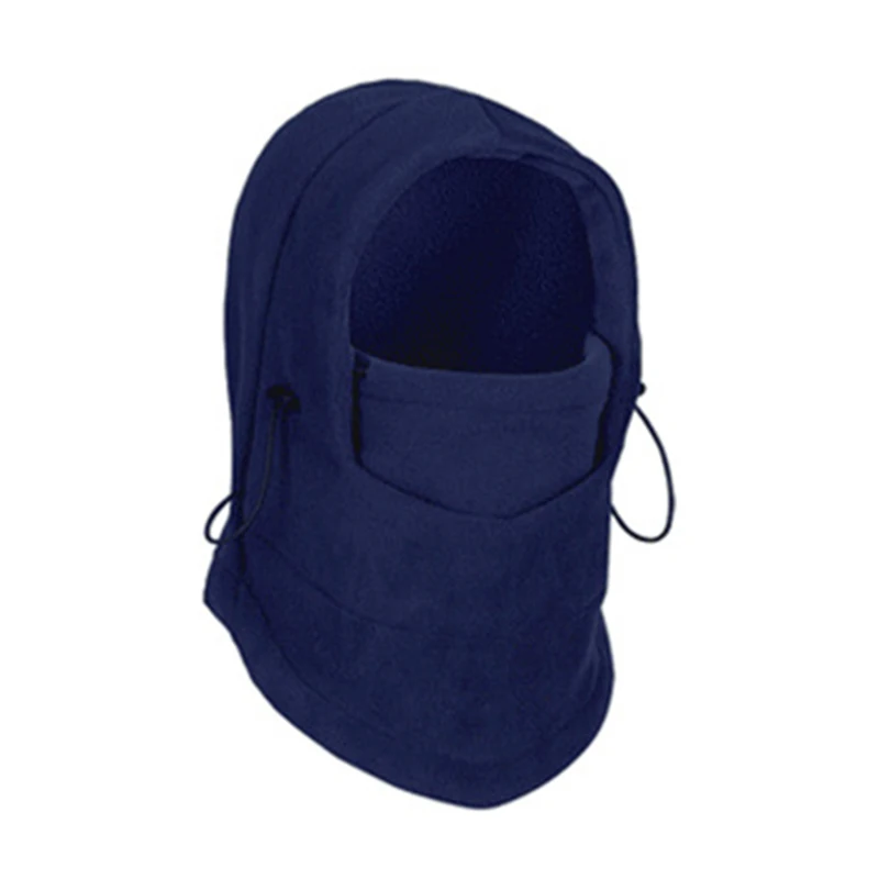 Winter Warm Thermal Fleece Balaclava Hats Hooded Windproof Neck Face Mask airsoft Shooting Beanies Masked Cap Hunting equipment - imagen 4
