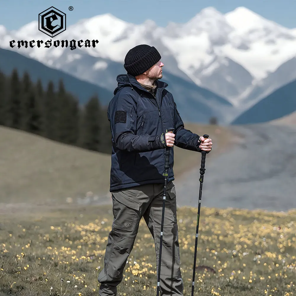 Emersongear-abrigo táctico para hombre, chaqueta cálida militar de invierno, abrigo con capucha impermeable y aislamiento Thinsulate para exteriores - imagen 3