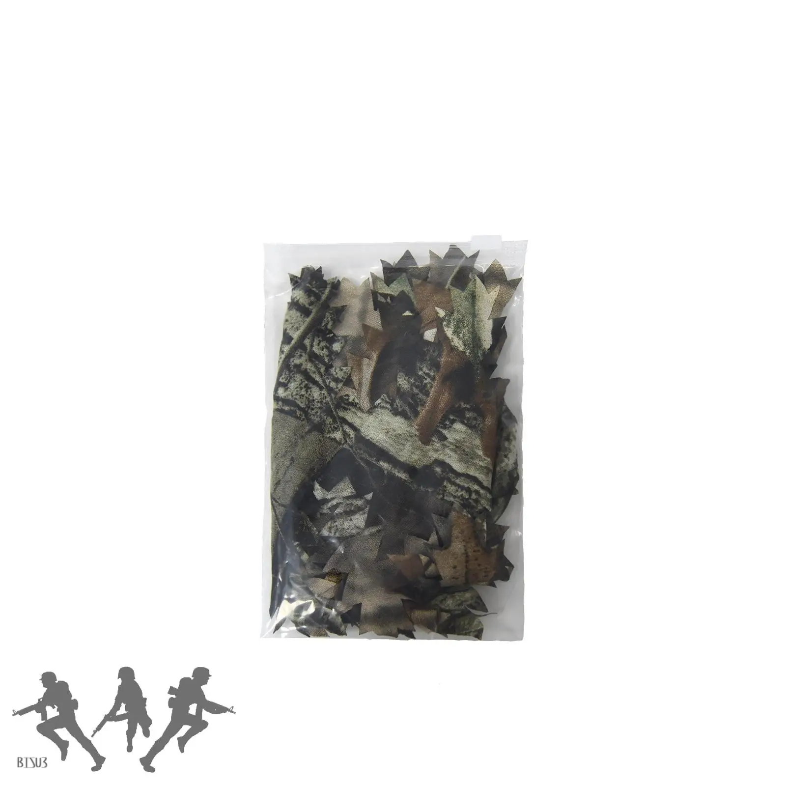 Paquete de hojas sueltas 3D: tiras de hojas cortadas con láser para camuflaje 3D, ideal para persianas de caza, envolturas para rifles y trajes Ghillie DIY - imagen 5