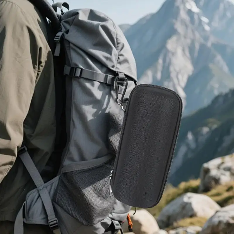 Funda organizadora compacta para dispositivos inalámbricos Flip4/5/6, acolchado integrado a prueba golpes y caja