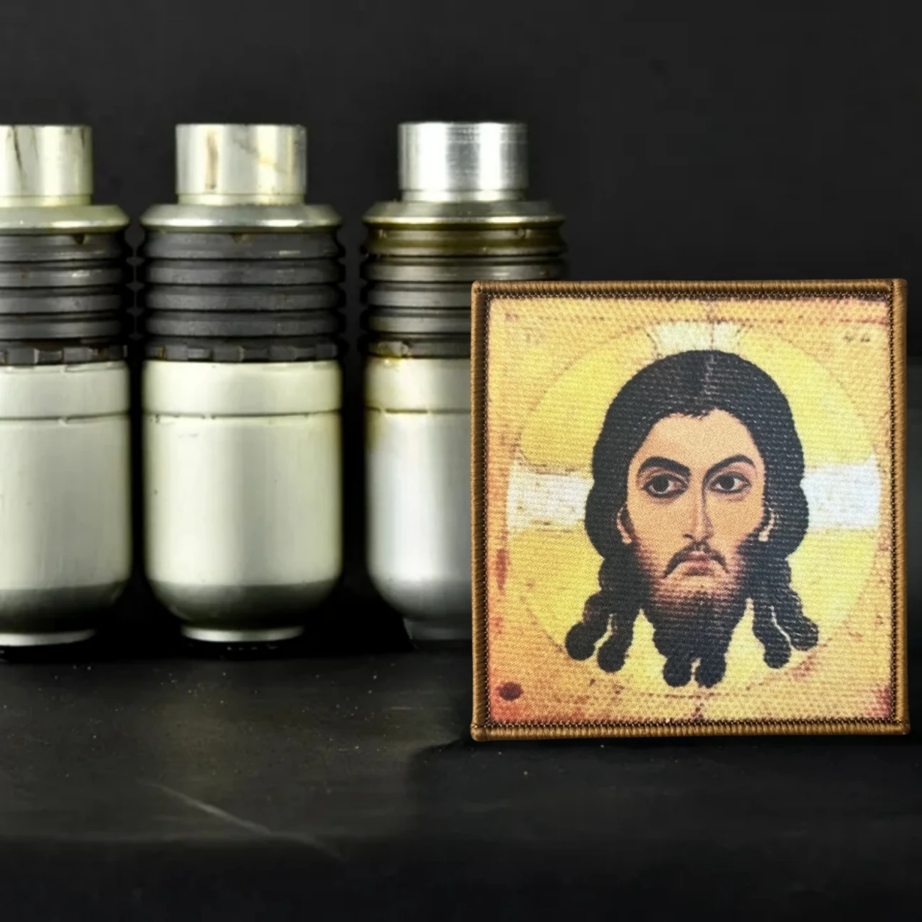 Parches tácticos de moral "Savior Miraculous" para ropa, parche de gancho y bucle impreso, pegatina para mochila del ejército militar