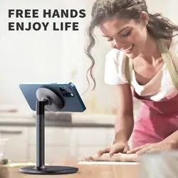 Soporte teléfono magnético escritorio para teléfono 16 15 14 STANDAPLADO DEL TELÉFONO ROTINO 360 grados 360 ​​grados