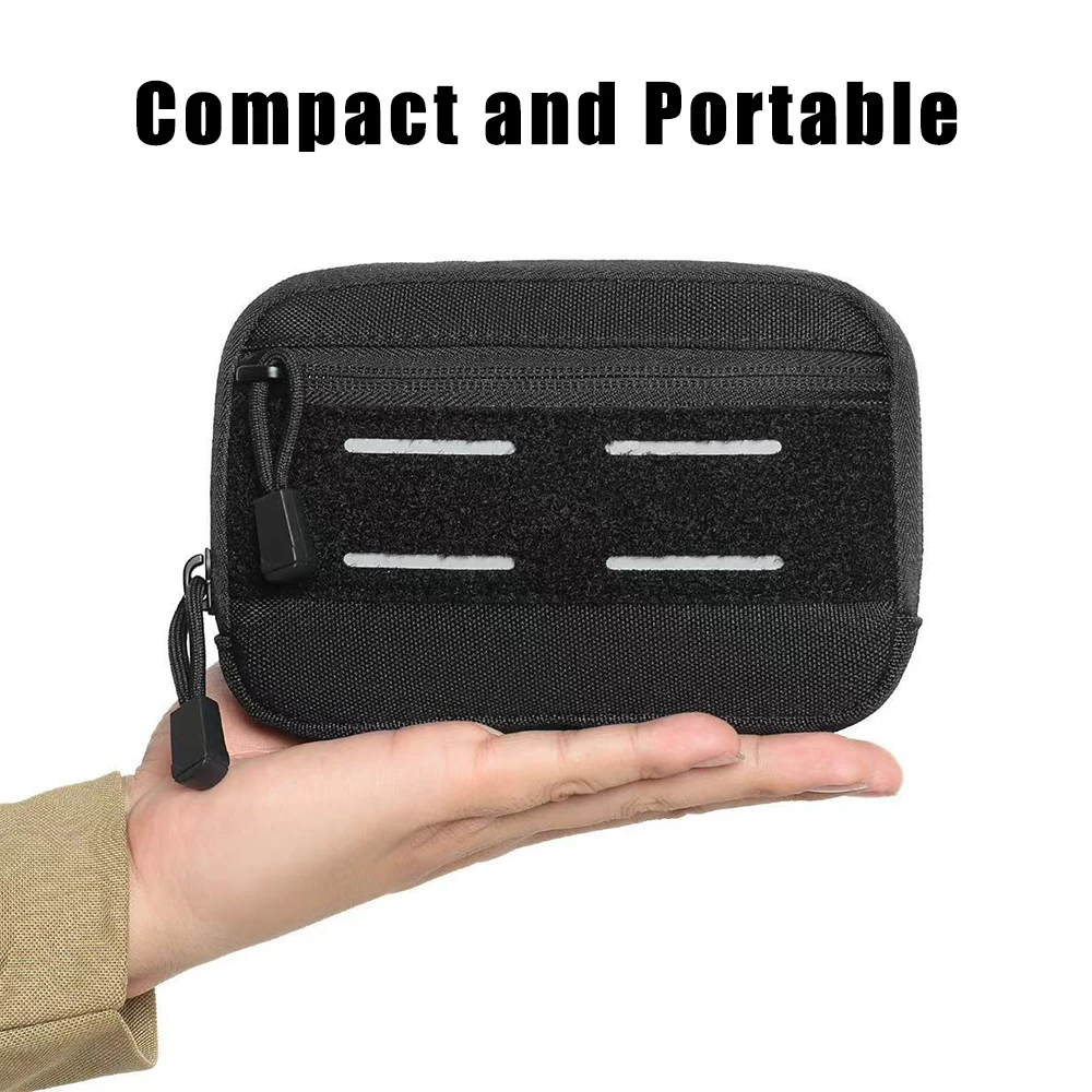 Bolsa táctica de administrador EDC MOLLE, bolsa de almacenamiento de utilidad compacta, organizador de herramientas para cinturón de caza, bolsa de cintura de almacenamiento EDC - imagen 5