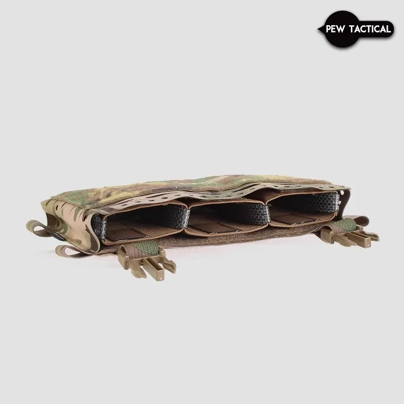 PEW TACTICAL STMI Triple Magazine Pouch 5.56/545/7.62 MK5 para Fcsk DOPE Kangaroo Pocket