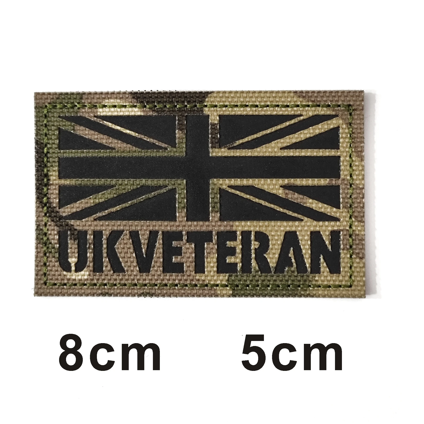 Camuflaje IR reflectante táctico bandera del Reino Unido nieve Nylon gancho y bucle, ropa brazalete mochila sombrero parche decorativo - imagen 5