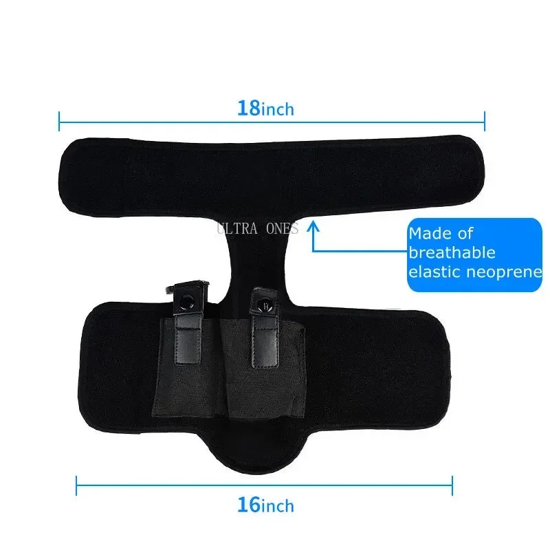 Pistolera táctica para pierna, soporte Universal para pierna de pistola, caza, Airsoft, transporte oculto - imagen 2