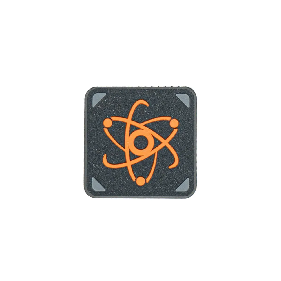 Mini parche con logotipo de Lsotope de PVC 3D, insignia táctica cuadrada luminosa, apliques DIY, brazalete para ropa, mochila, equipo de decoración, 1 pulgada - imagen 4