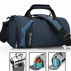 IX Bolsa gimnasio grande hombre multifuncional húmedo seco fitness