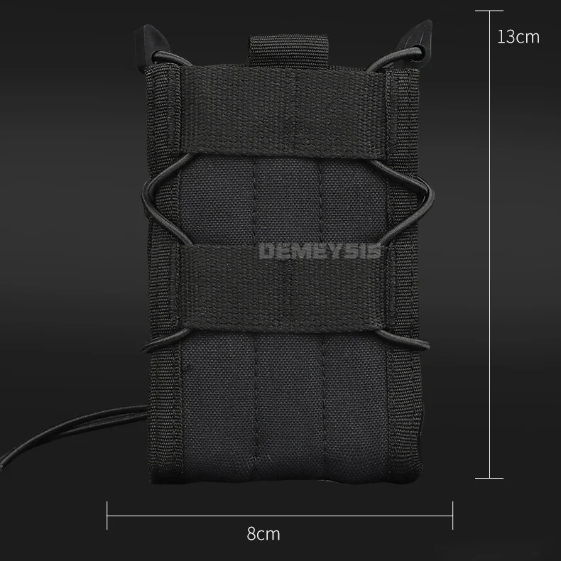 Bolsa táctica para revista 5,56, para AK AR M4 AR15, bolsa individual Mag para tiro al aire libre, Rifle de caza, bolsa Molle Pitol - imagen 4