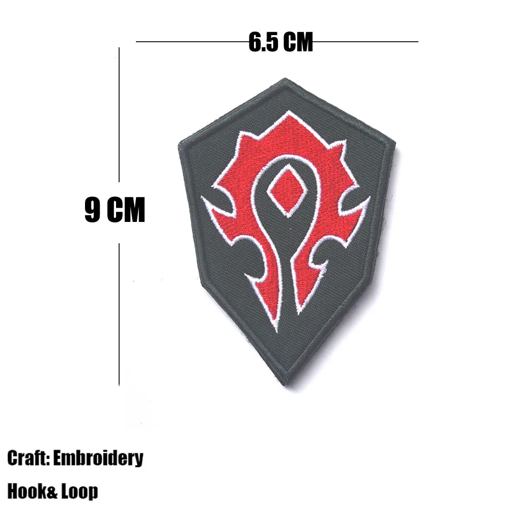 Parche táctico bordado león tribal con velcro gancho y bucle