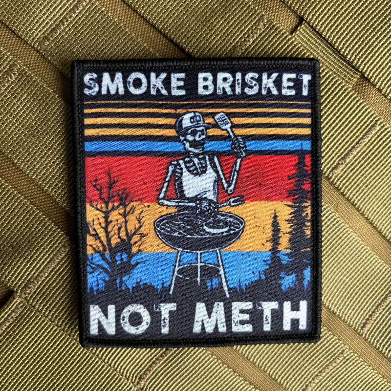 Parche táctico de esqueleto para barbacoa, insignia de moral, pegatina militar para mochila - imagen 4