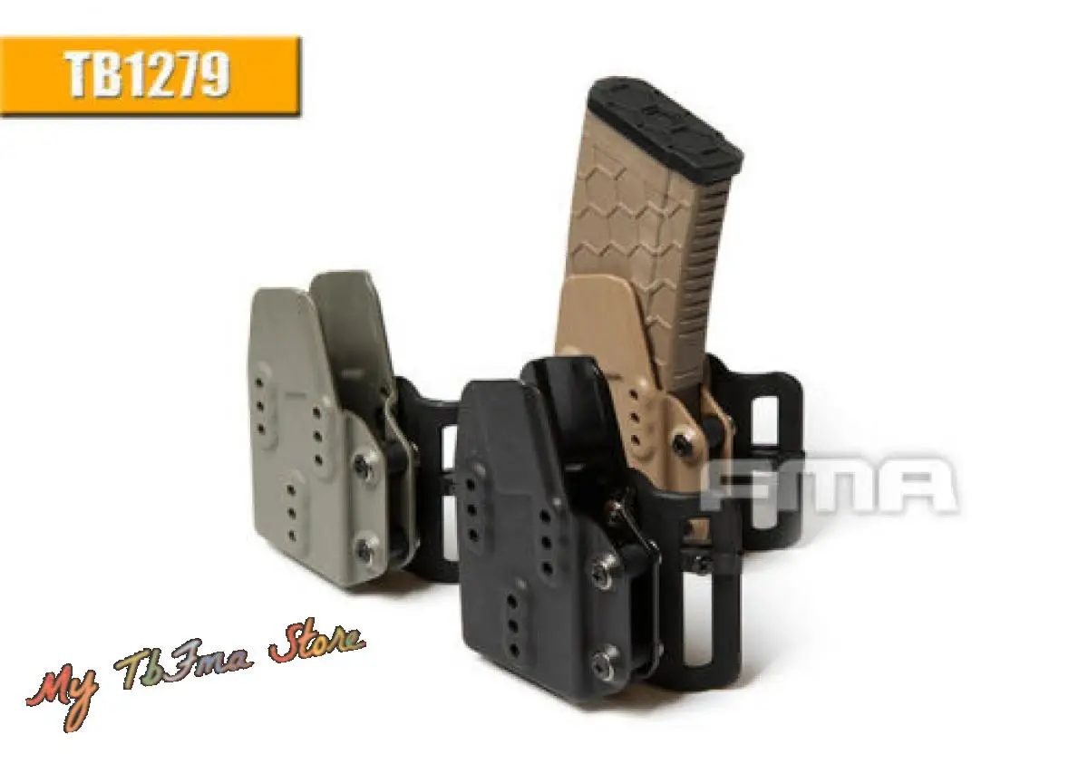 FMA Kydex-Bolsa de transporte portátil para chaleco táctico, sistema de cinturón para caza, AR Mag, 5,56 - imagen 2