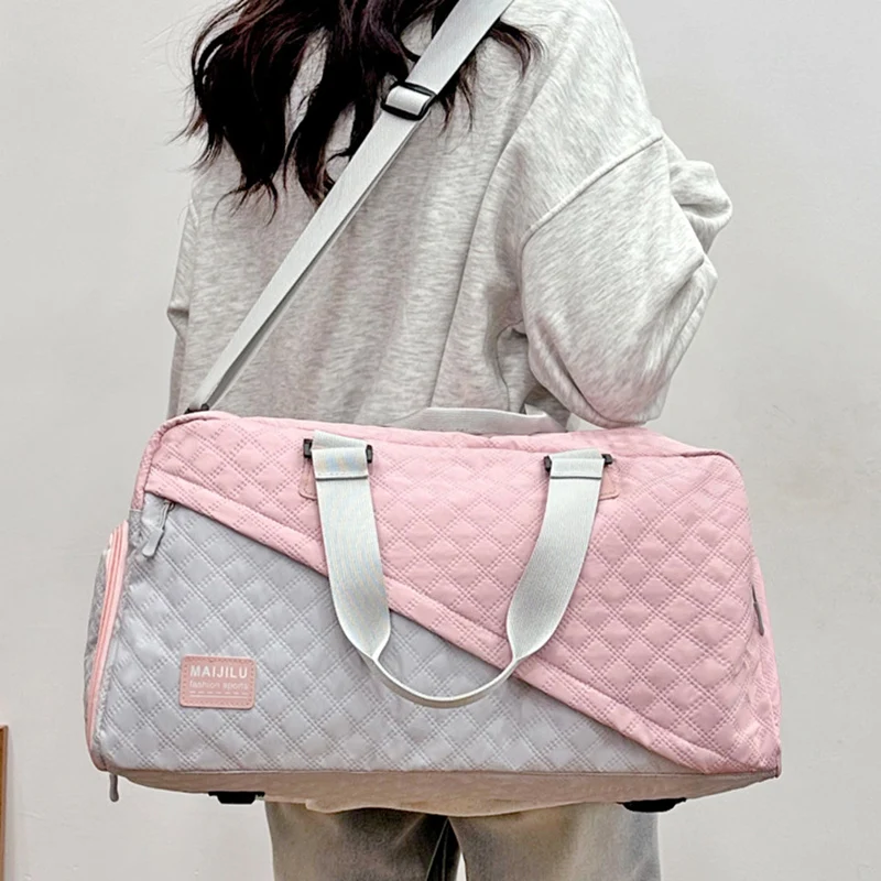 Bolsa de lona deportiva para Yoga, Fitness, bolsas de gimnasio, húmedo y seco, para escalada al aire libre, senderismo, con paquete de zapatos, bolso grande para equipaje, bolsa para insectos - imagen 3