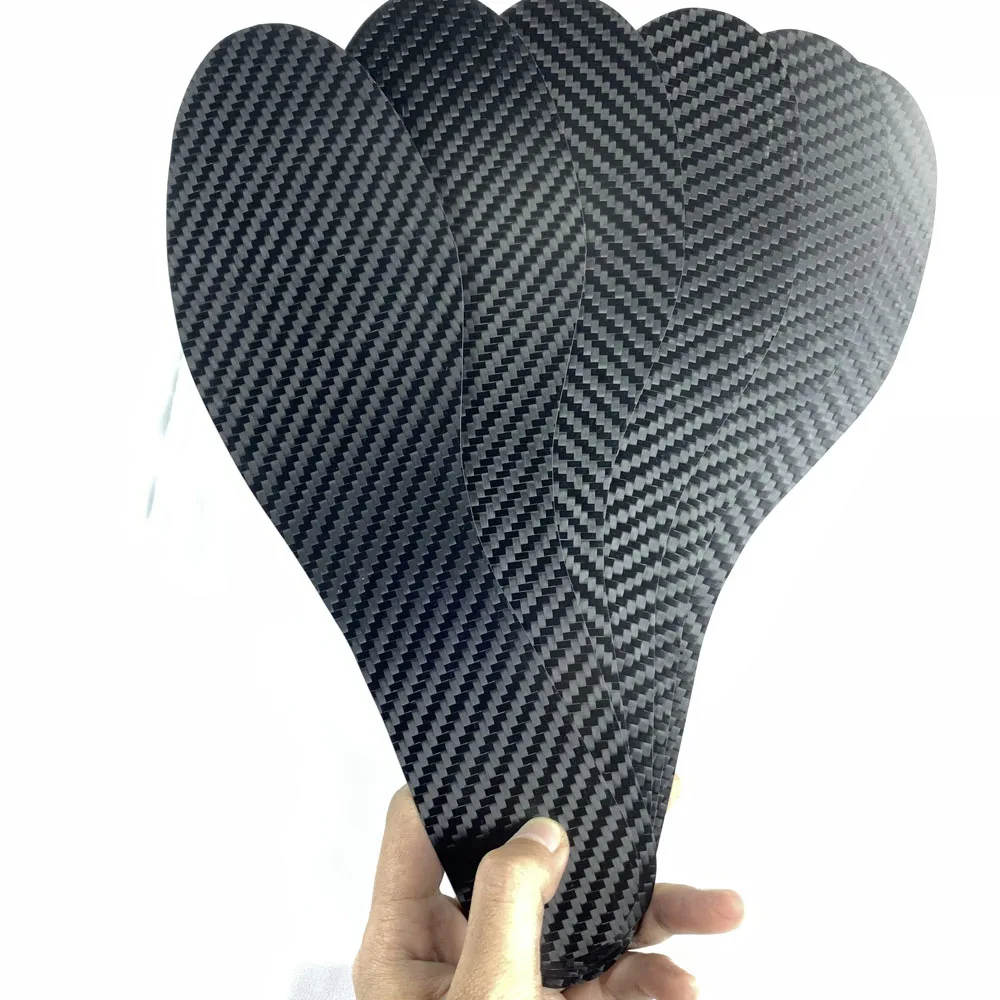 Plantilla de fibra de carbono para protección de pie de palma completa, antitorsional, alta elasticidad, absorción de impactos, antideslizante - imagen 2