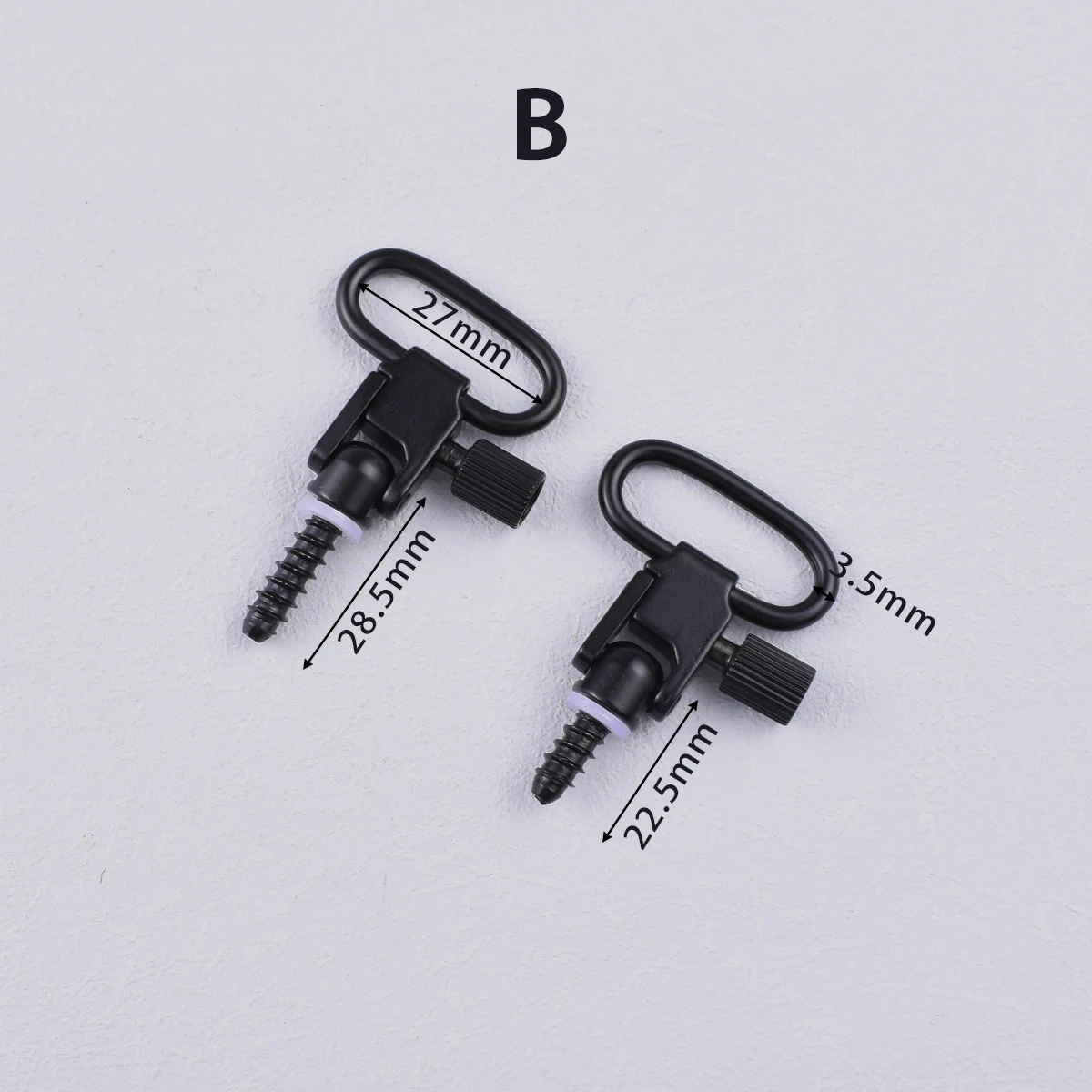 Juego de adaptadores giratorios de eslinga desmontable rápido de Metal táctico Mossberg 500 Remington 870 1100 para Rifle Shotgun Express 20GA 12GA - imagen 3