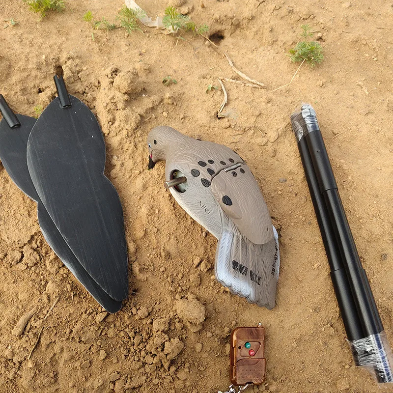 Parque jardín paloma simulada caza señuelo cebo paloma de luto paloma Control remoto paloma eléctrica para vadear Paloma - imagen 3