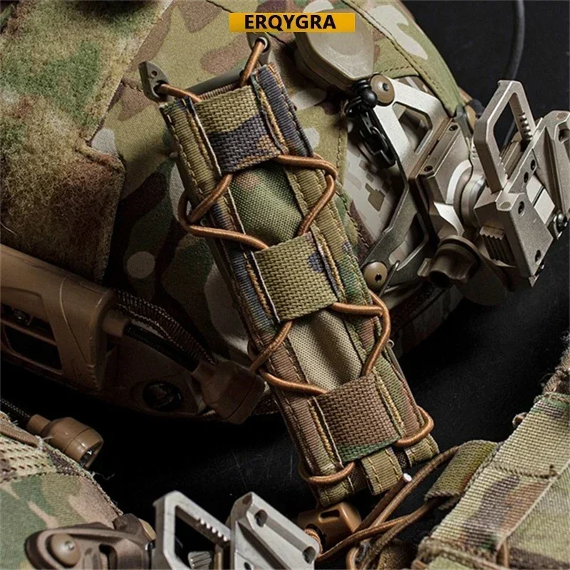 ERQYGRA-bolsas largas para revistas tipo tigre táctico, Molle de 18mm, accesorios de caza al aire libre, riñonera individual, equipo de funda Mag rápido - imagen 3
