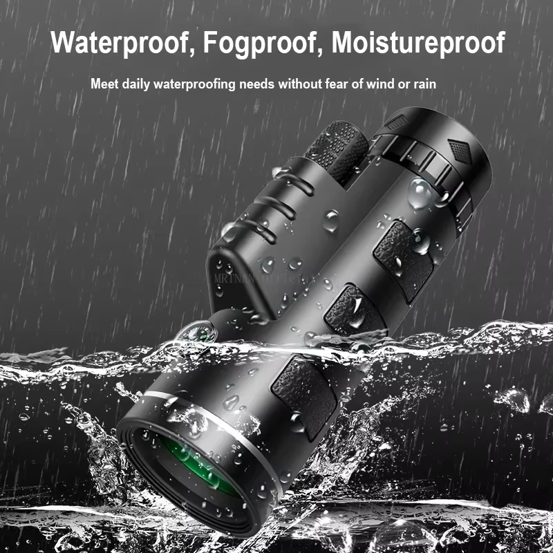 Binoculares tácticos HD con zoom y visión nocturna para caza - imagen 4