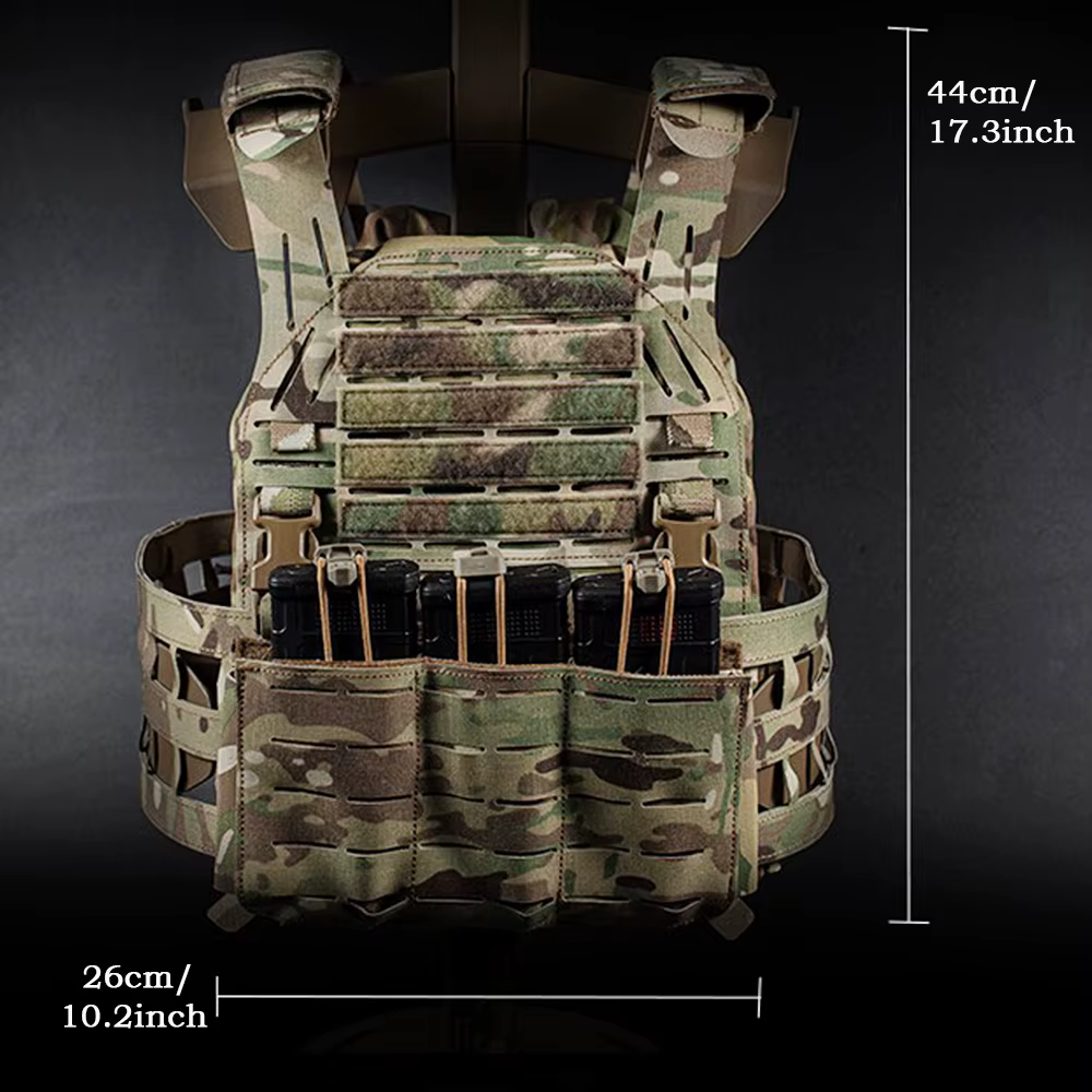 Chaleco Táctico LBT MOLLE Modular Negro Resistentes - imagen 5