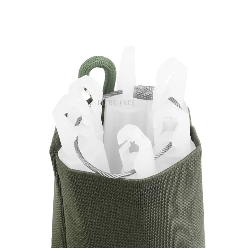 Bolsa para barras luminosas, soportes tácticos para Chemlight, 6 paquetes, bolsas de almacenamiento para barras luminosas, aventura al aire libre, caza, pesca, equipo Airsoft - imagen 3