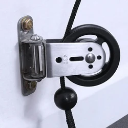 Polea giratoria de montaje en pared para Fitness, para gimnasio en casa, entrenamiento de fuerza, rueda de rodamiento silenciosa, máquina de Cable DIY para el hogar para elevador Lat