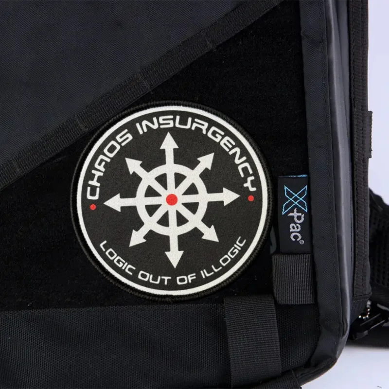 Parche táctico "SCP Chaos Rebels", insignia de moral militar, mochila con gancho y bucle impreso, accesorios de decoración de ropa, brazalete adhesivo - imagen 5