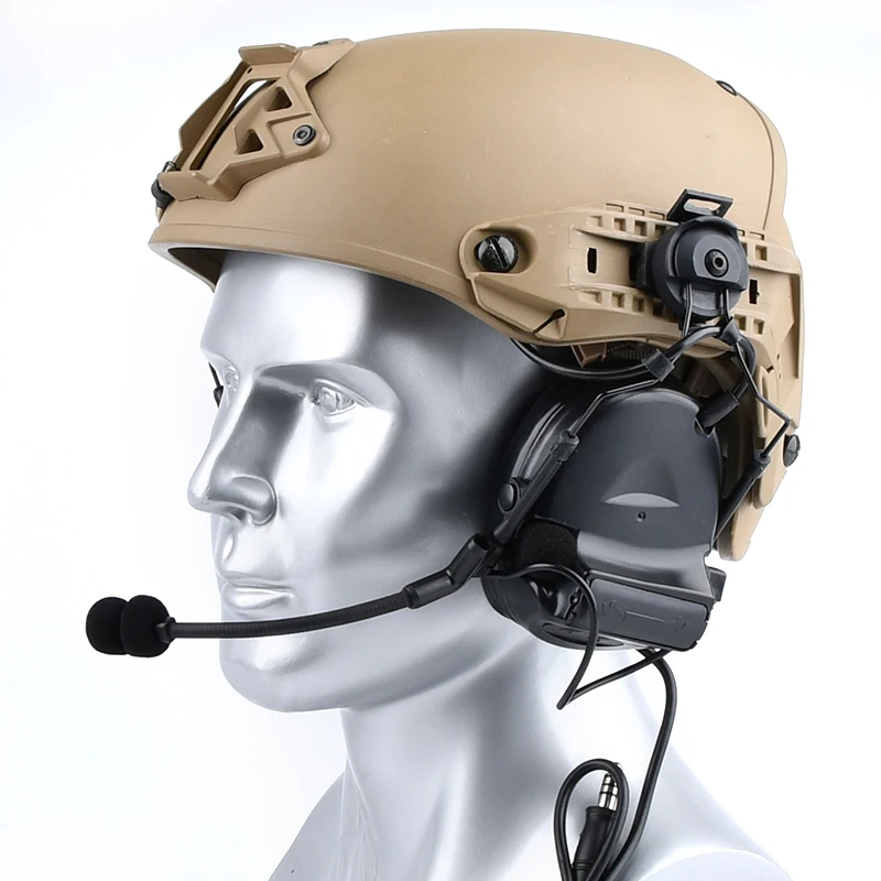 WADSN Comt a II auriculares de caza C2 ARC casco rápido auriculares Softair sin pastilla auriculares con cancelación de ruido con U94 PTT - imagen 2