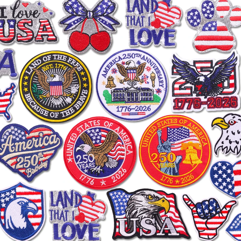 Parche táctico termoadhesivo Independencia Americana para uniforme - imagen 4