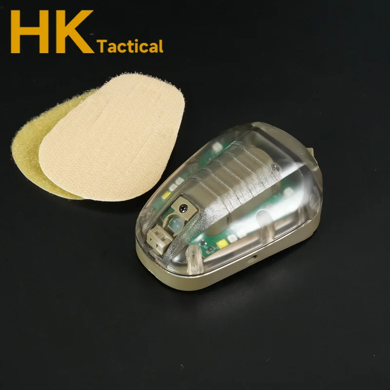 Lámpara de señal para casco táctico, luz de supervivencia, luz de Flash de seguridad de HEL-STAR, adaptador de lámpara de mariquita de montaje rápido, ciclismo al aire libre y Camping - imagen 5