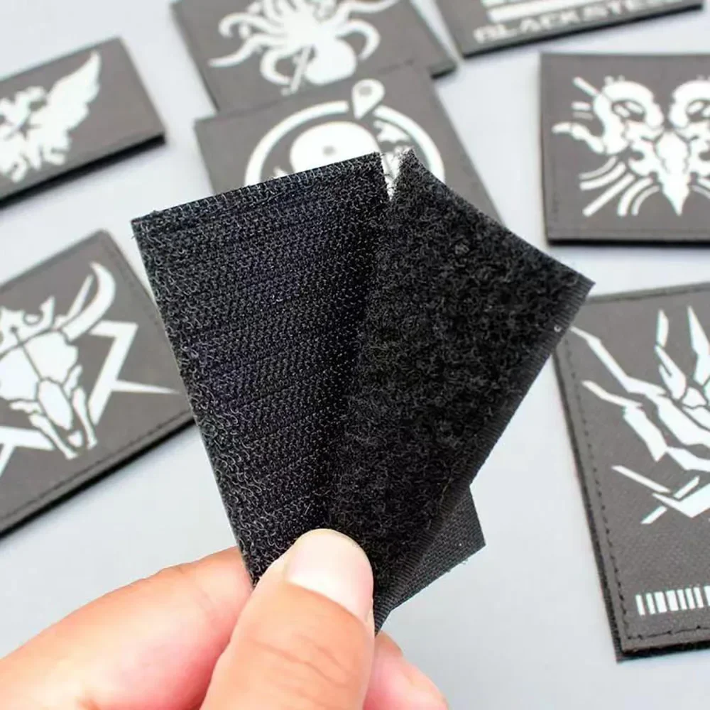 Arknights-Parche reflectante IR, brazalete de caballero y cazador, insignia de moral táctica, parches de gancho y bucle en la ropa, aplique de mochila - imagen 5