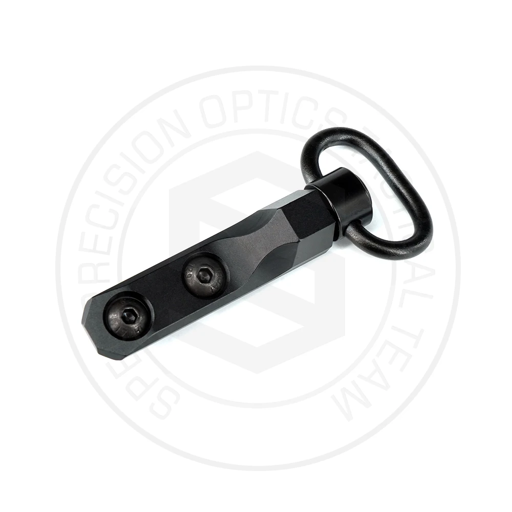 Montaje de eslinga MLOK QD estilo KAC, perfil bajo con Honda giratoria negra y color FDE, nuevo, 2024 - imagen 3